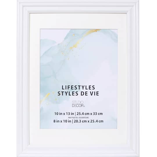 6 Pack: White 8&#x22; x 10&#x22; Frame with Mat, Lifestyles&#x2122; by Studio D&#xE9;cor&#xAE;